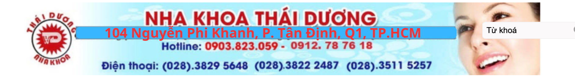 Nha Khoa Thái Dương-Chuyên Niềng răng, Răng Sứ Thẩm Mỹ, Trám Răng Thẩm Mỹ, Tẩy trắng răng.